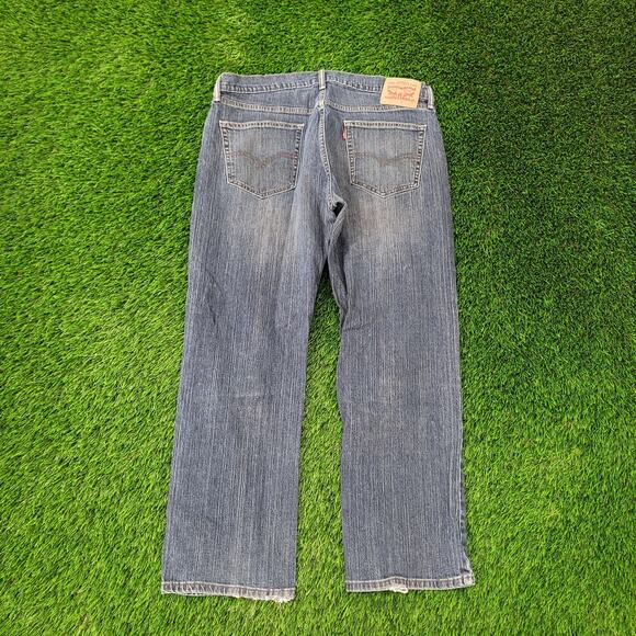 LEVIS 559 Jeans 36x30 Whiskered Dark-Wash - Picture 2 of 16